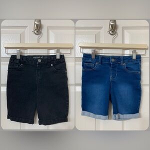 Cat & Jack Girl’s Bermuda Jean Shorts Size 6-7 Small Denim Casual School Summer